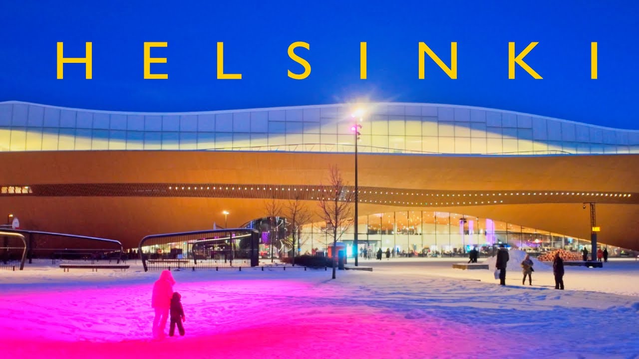 Walking Finland: Helsinki City Centre, January 2026 [4K] #slowtv