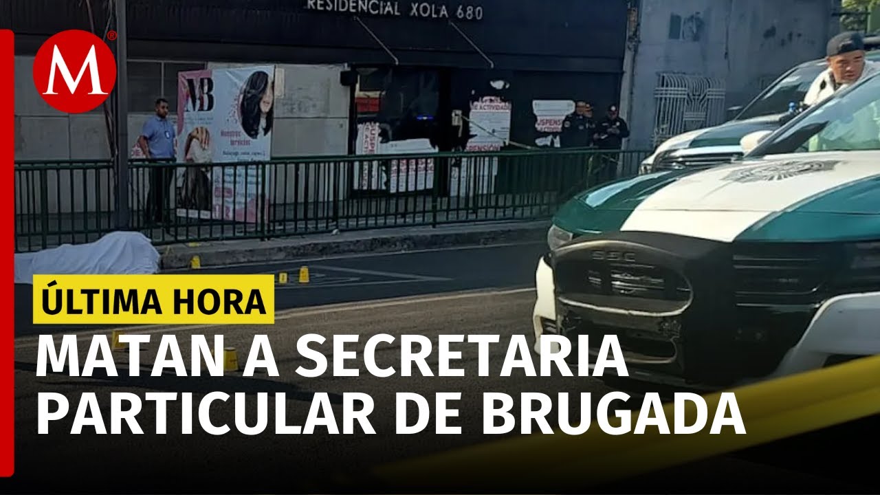 Asesinan a la secretaria particular de Clara Brugada y a su asesor en la alcaldía Benito Juárez