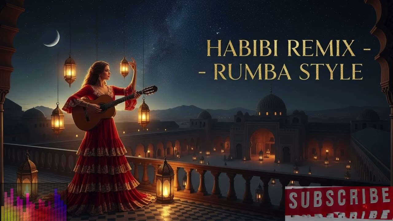 Arabic Latin Rumba Music  Habibi Remix Spanish Guitar