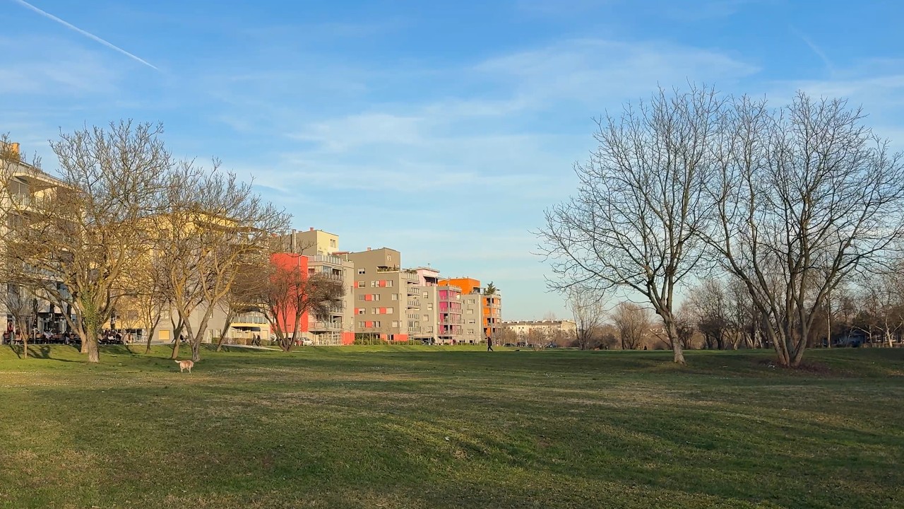 A walk in Vrbani at sunset in early spring / Šetnja po Vrbanima u suton ranog proljeća