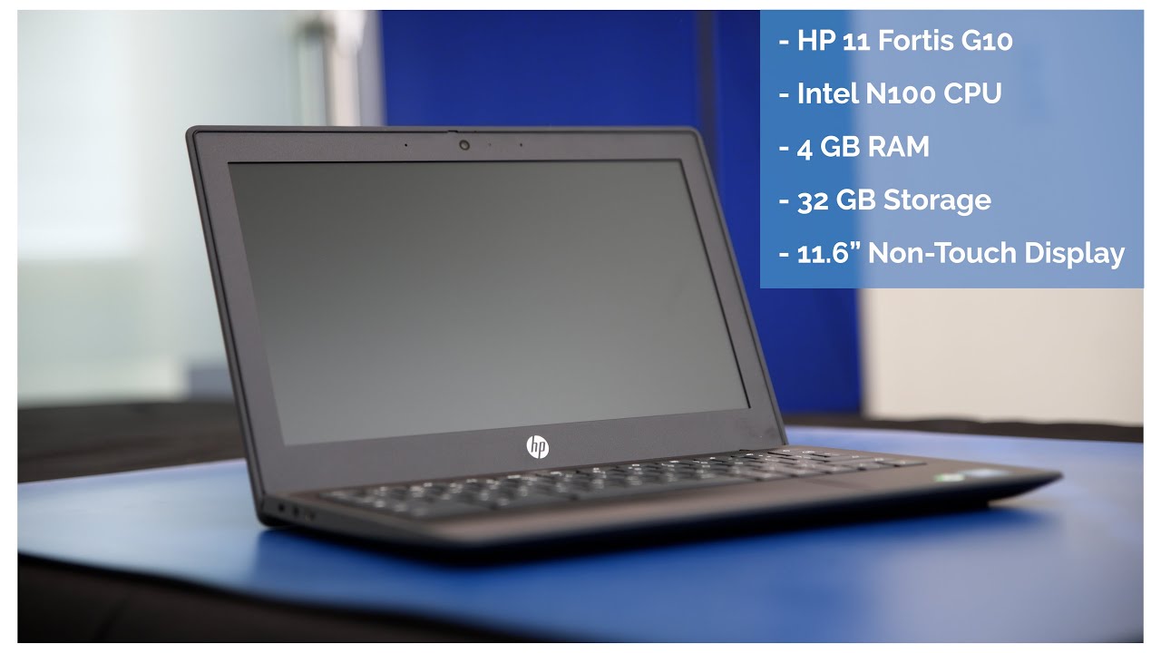 Unboxing the HP 11 Fortis G10 Chromebook