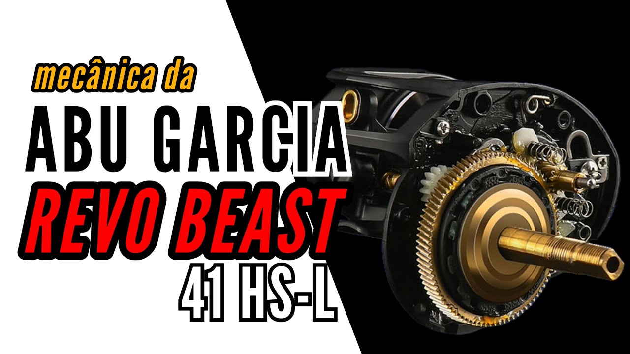 Abu Garcia Revo Beast 41 HS-L - Mecânica completa