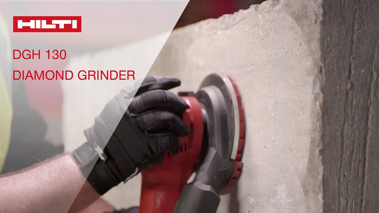 INTRODUCING the Hilti DGH 130 diamond grinder