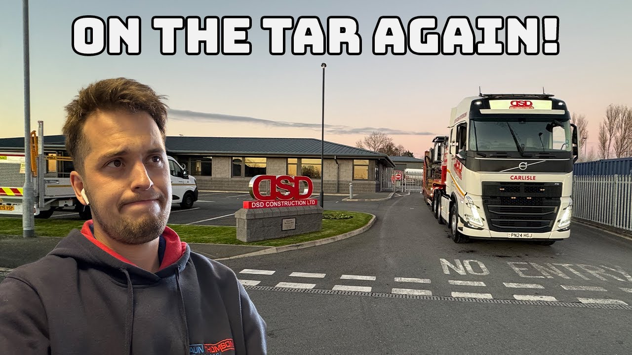 Transporting A 20 Tonne Tar Planer to ENGLAND!