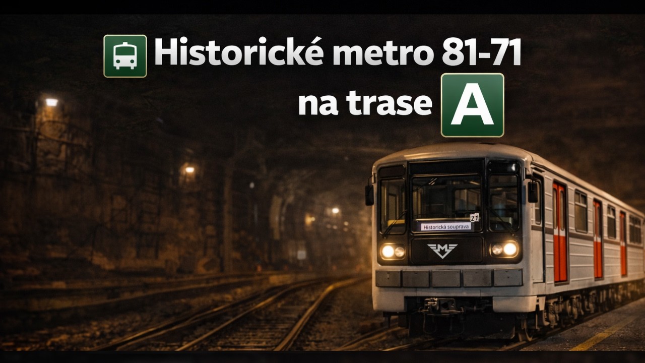 🚇 Historické metro 81-71 | Depo Hostivař & obratové koleje Dejvická | Zážitková turistika 2026