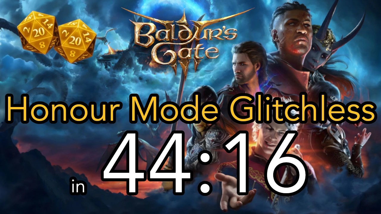 Baldur's Gate 3 - Honour Mode Glitchless in 44:16