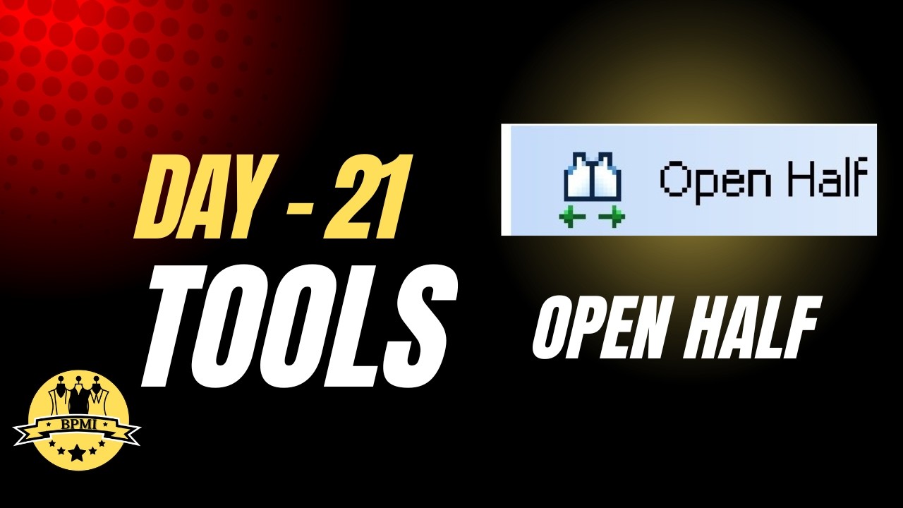 Optitex Open half tool Day 21 | Bharat Pattern Master Institute BPMI | optitex 24