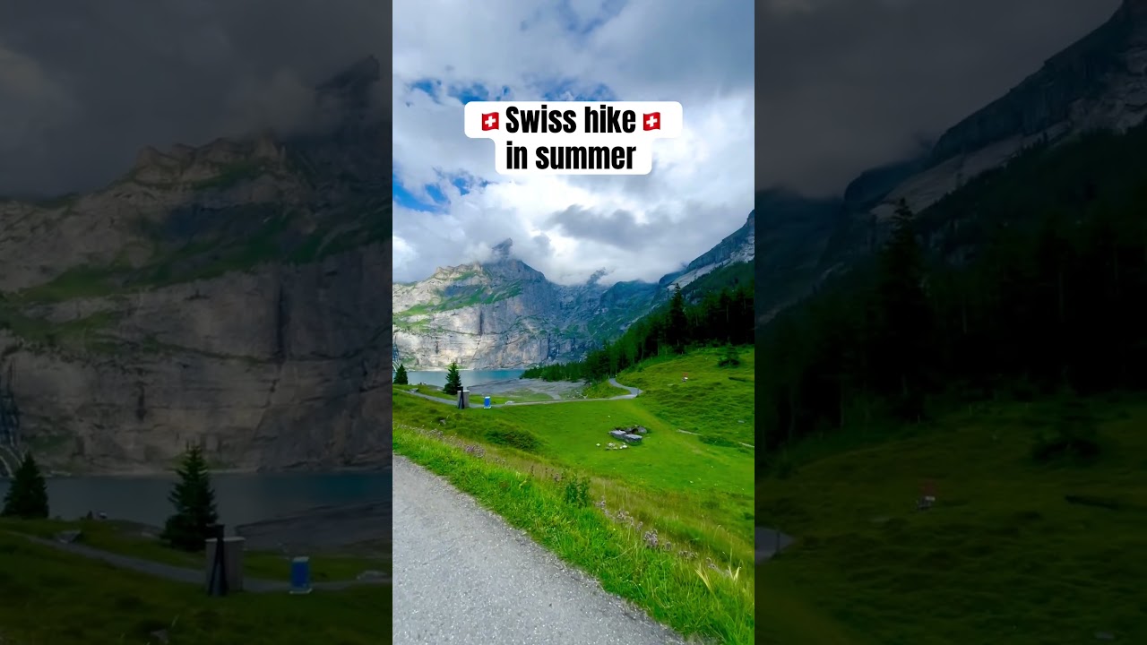 Swiss🇨🇭 hike in summer #swissalps #mountains #swisslandscape #nature #alps #swissmountains