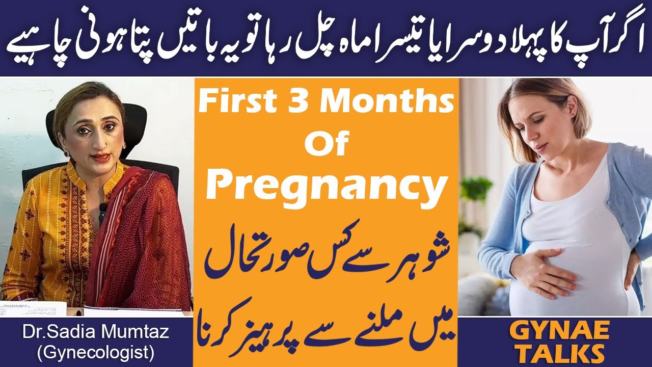 Agar Ap Ka First 2nd Ya 3rd Month Chal Raha Hai To Yeh Pta Hona Chahye | First 3 Months Pregnancy