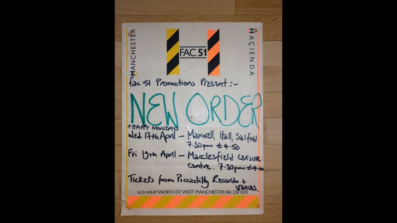 New Order Macclesfield Leisure Centre, 1985