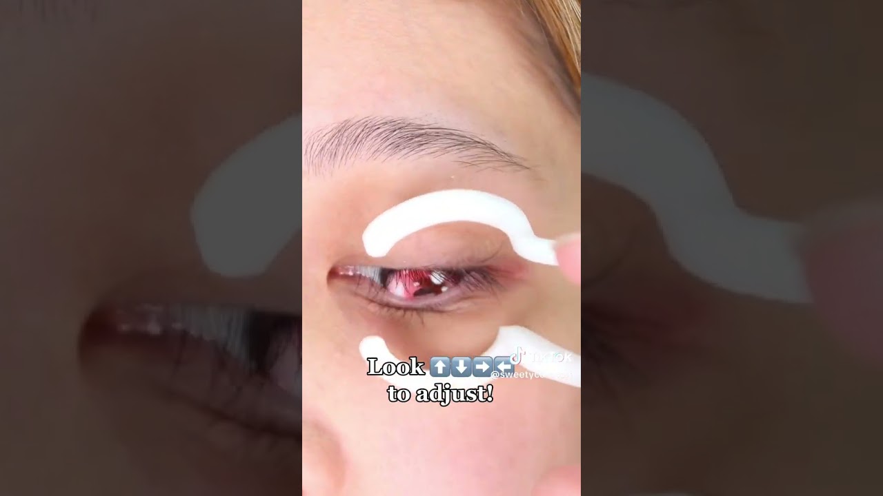 🆕🌌🌟 Blinking Contact Lens Hack!! 🌟🌌 | How To Wear Contact Lenses For Small Eyes✨