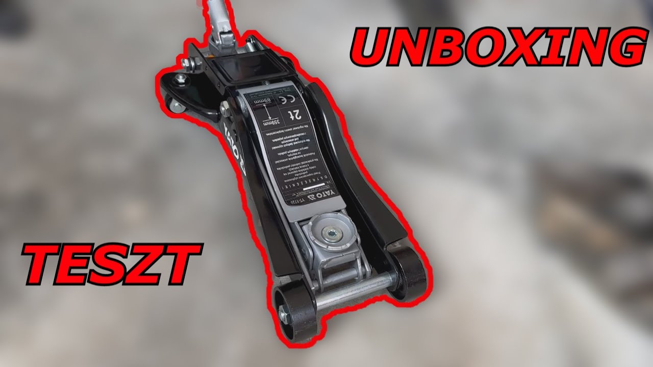 Yato Krokodilemelő (YT - 1720) - Unboxing és Teszt