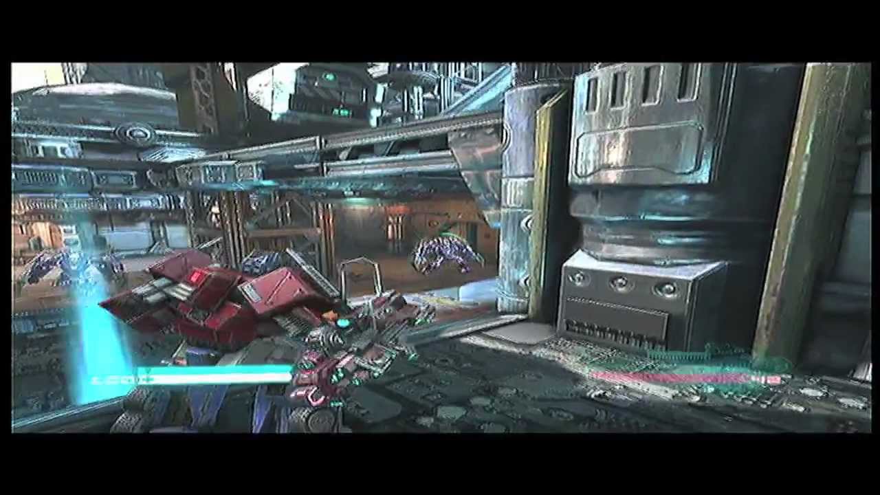 Transformers: Fall of Cybertron Hard Walkthrough Part 5: Run, The Leaper is after you !