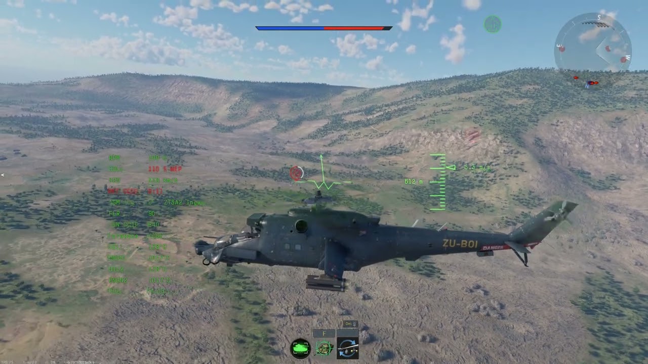 War Thunder; Superhind; Destroying bases with a helicopter; PvE Helicopter Battles