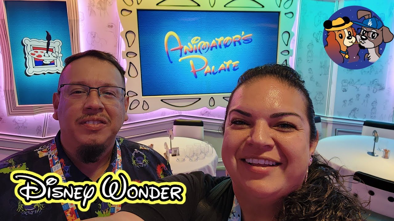 Disney Wonder Cruise |  Animator's Palate Dinner Experience