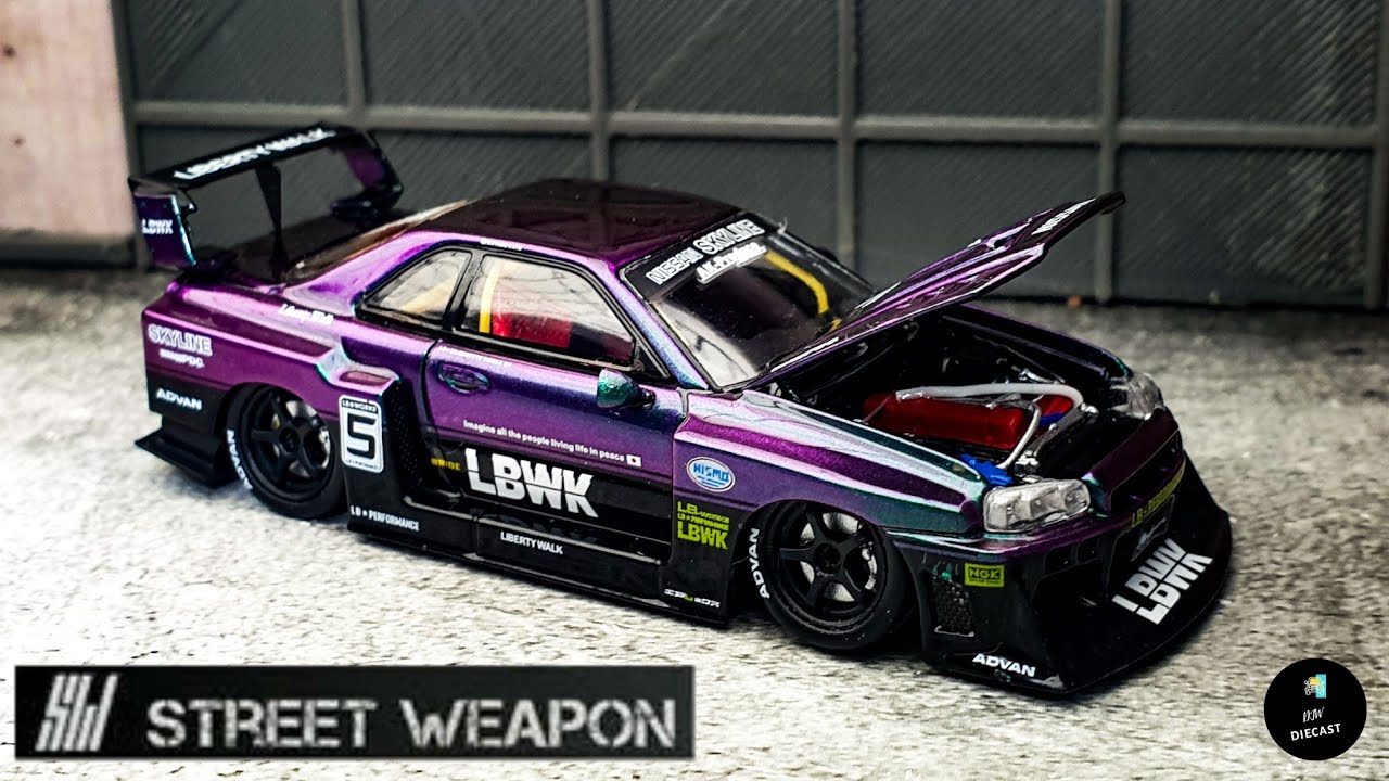 Nissan Skyline ER34 LBWK Chameleon by Street Weapon | UNBOXING and REVIEW