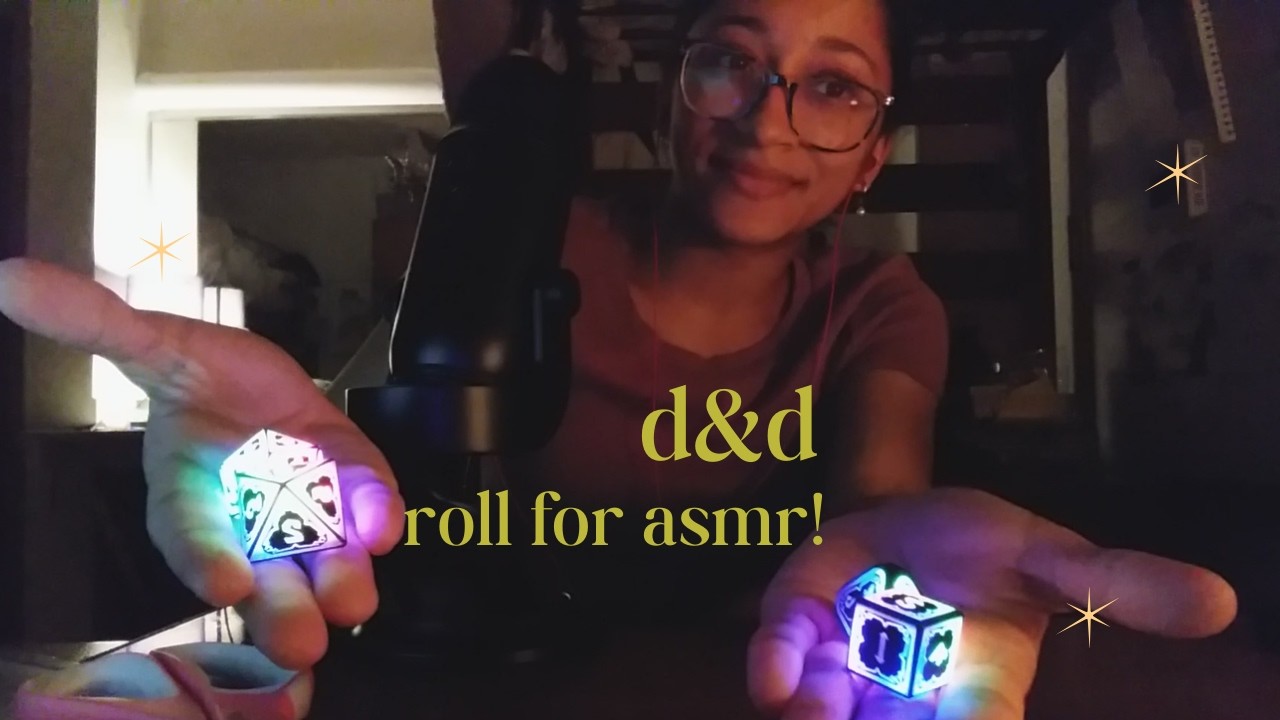 D&D ASMR | Roll for asmr! (assorted triggers, 700 sub special)