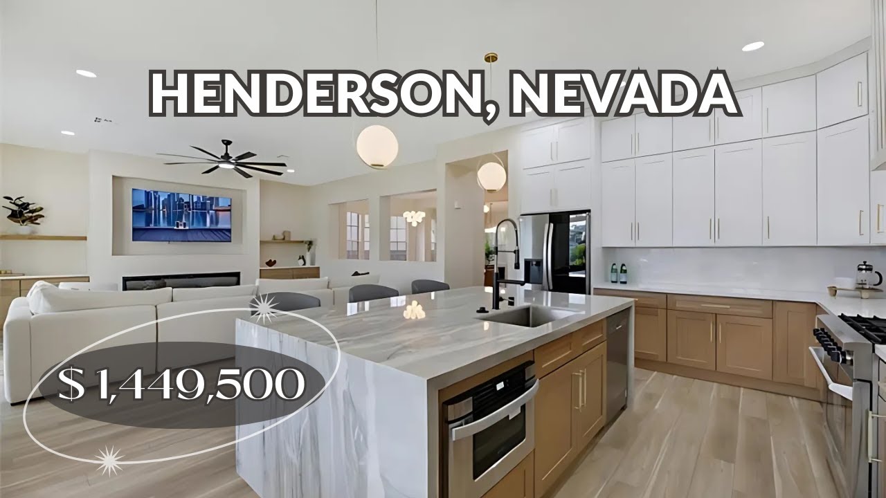 INSIDE a $1.5M Vegas Luxury Home in Guard-Gated Seven Hills! 🏡⛳️