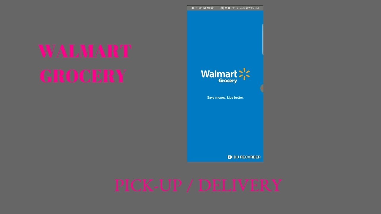 Walmart Grocery App Review and Walk Through