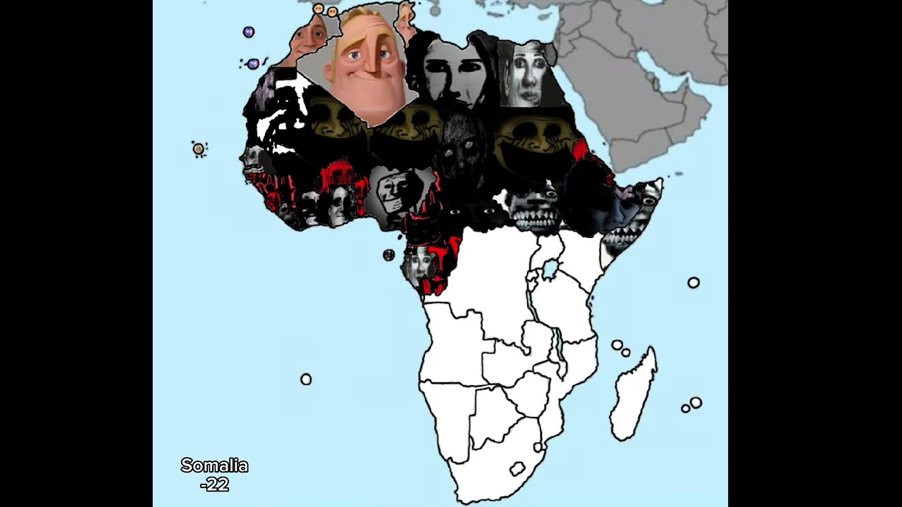 Mr Incredible becoming Canny/Uncanny mapping, You live in Africa