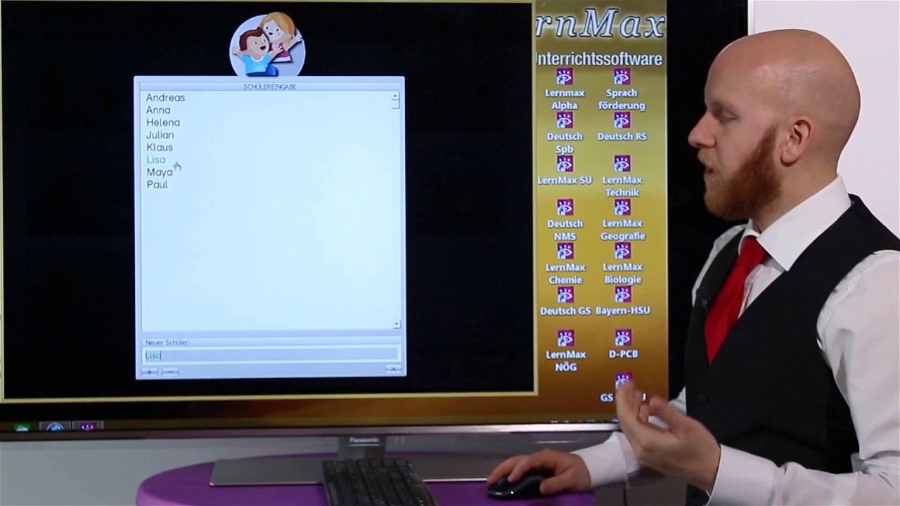 LernMax Tutorials - Sch&uuml;lereingabe Deutsch Alphabetisierung
