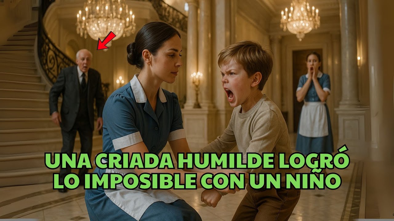 ¡El hijo del millonario mordió a la criada… pero lo que hizo después sorprendió a todos!