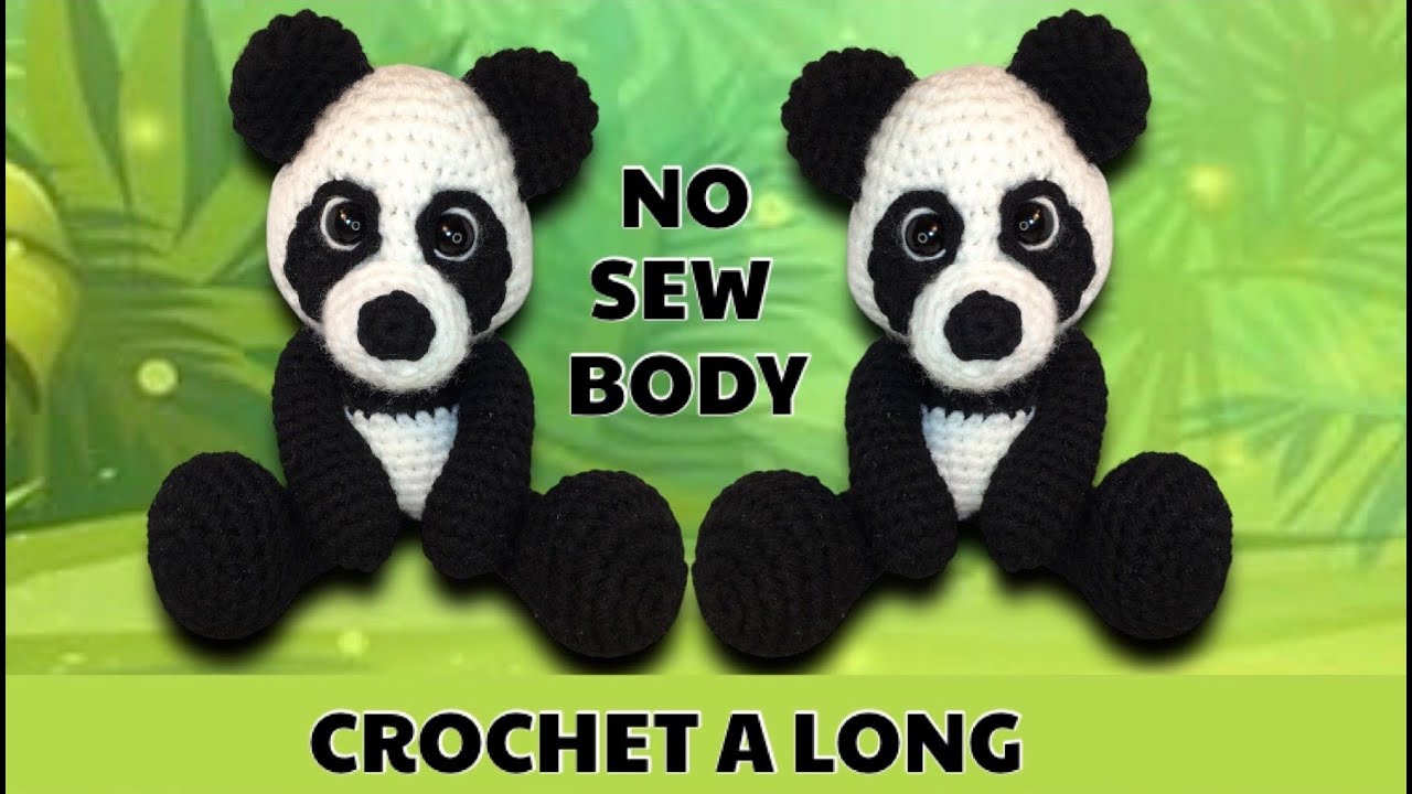 CROCHET PANDA BEAR AMIGURUMI