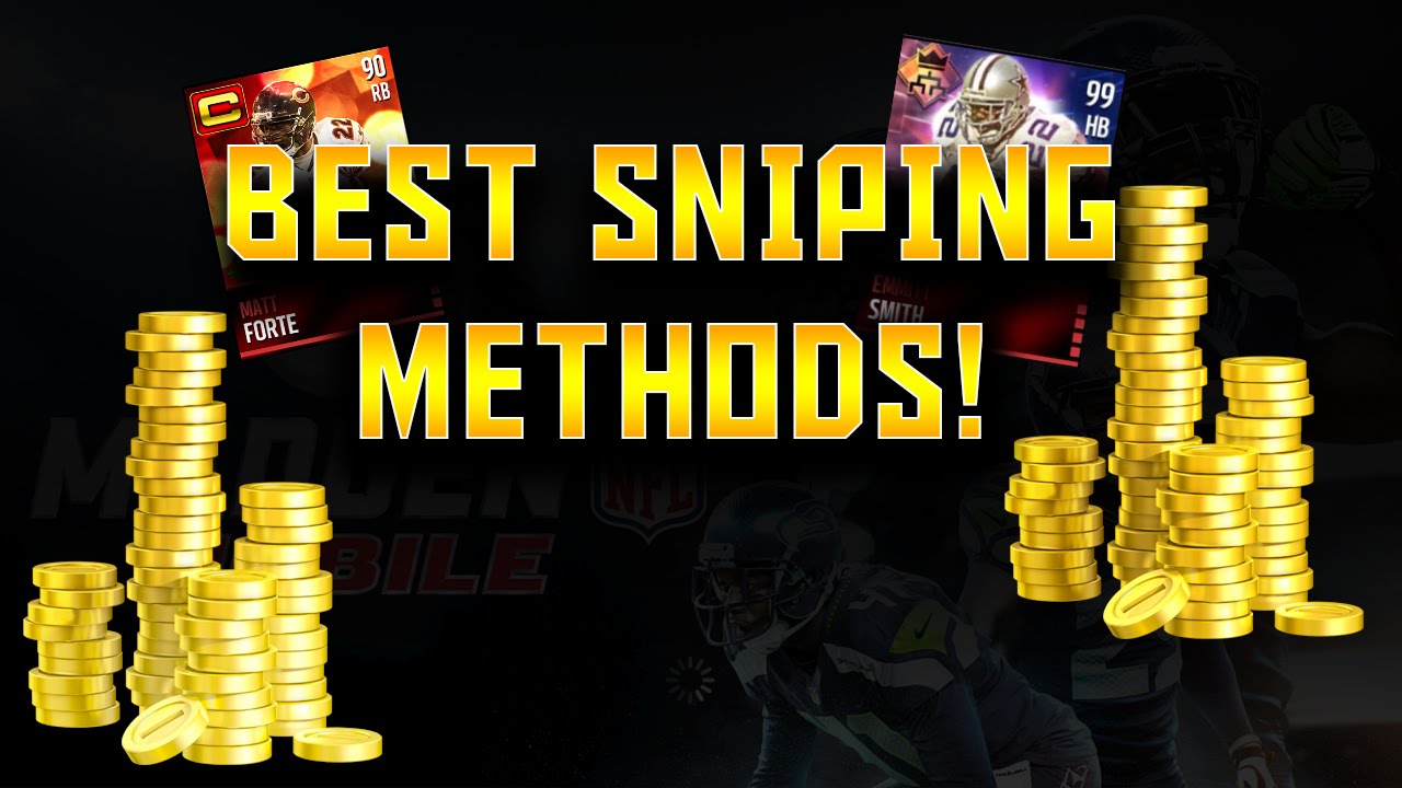 BEST MADDEN MOBILE FILTERS! - EASILY MAKE MILLIONS OF COINS! (SNIPING METHODS)