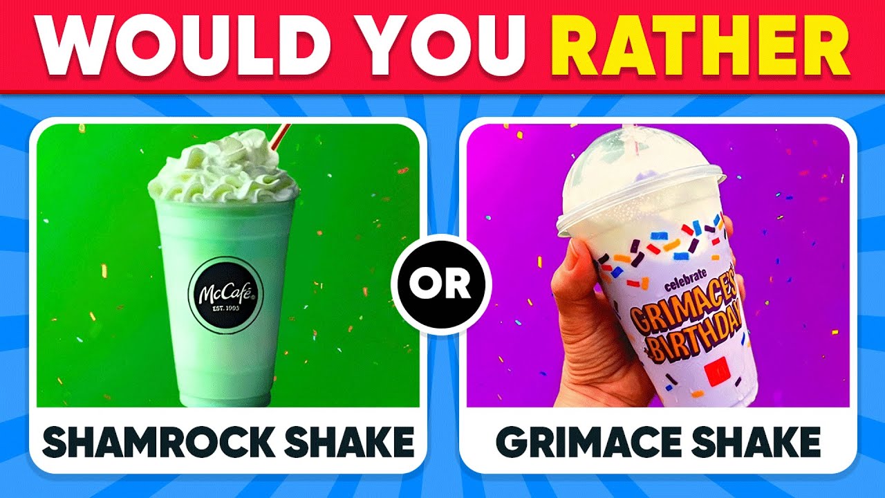 Would You Rather...? Drinks Edition 🧃🥤