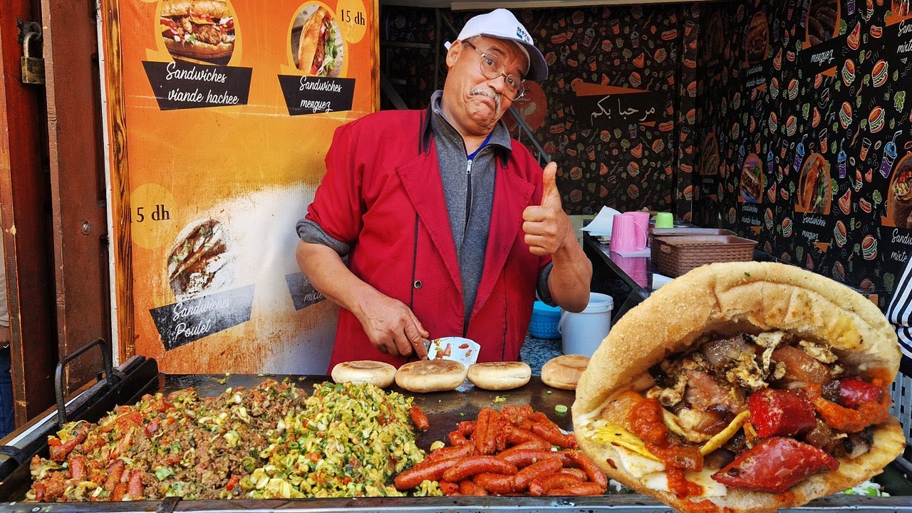 Moroccan Street Food, The Famous Sandwich You Must Taste