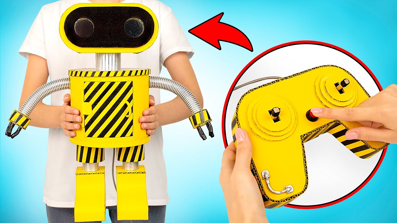 Fantastico Robot Di Cartone Telecomandato - Fai Da Te