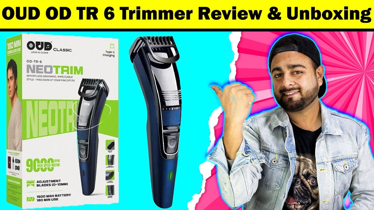 OUD OD TR 6 Hair Trimmer Review & Unboxing 2026 | Best Trimmer For Men In India