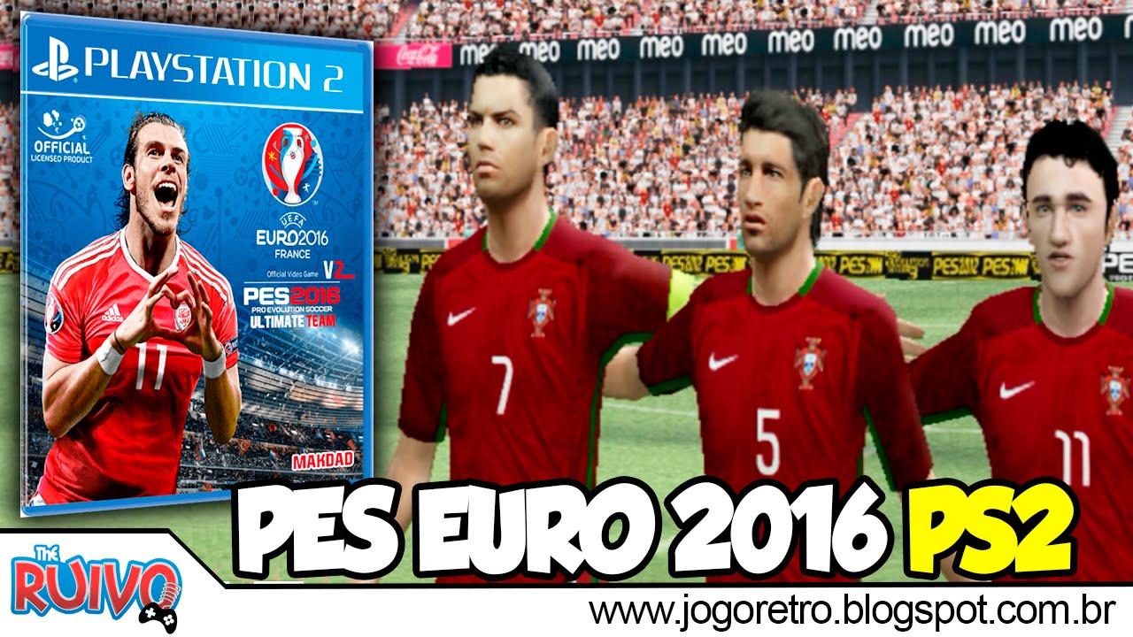 Pro Evolution Soccer 2016 Ultimate Team (PES EURO FRANCE 2016) no PlayStation 2