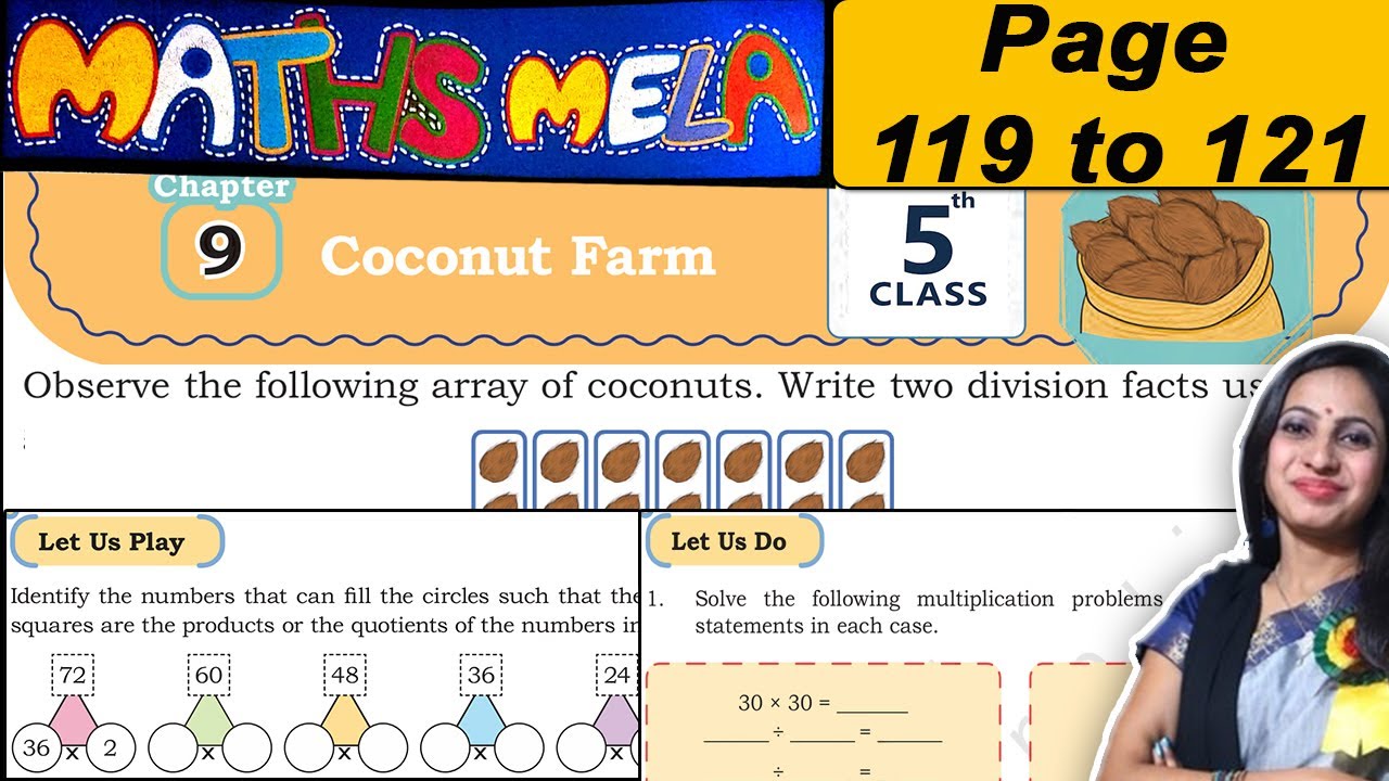 Class 5 Maths Mela Book Solutions | Chapter 9 Coconut farm | Page 119 to 121 Solutions