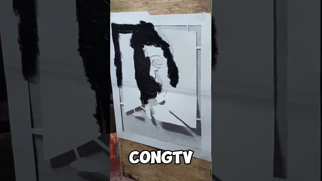 CONGTV Logo (StencilTatak) #congtv #teampayaman #fyp #viral #trending #youtubeshorts #art #shorts