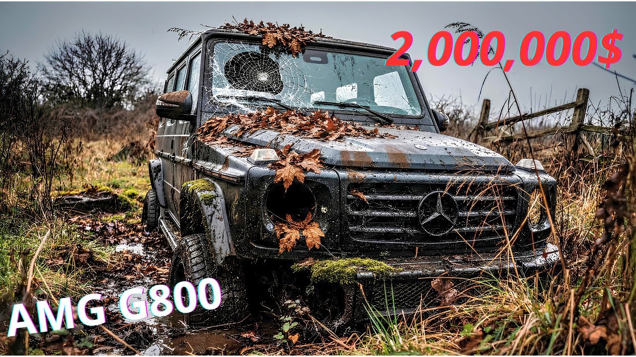 Restoring an Abandoned Mercedes G-Class That Hasn't Moved in Years - Full Transformation
