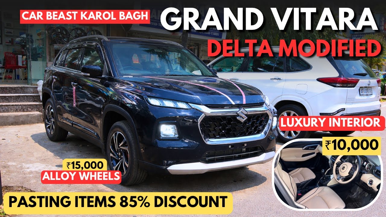 Grand Vitara Sigma Base to Top Modification With Price ✅ Grand Vitara Base to Top Modified