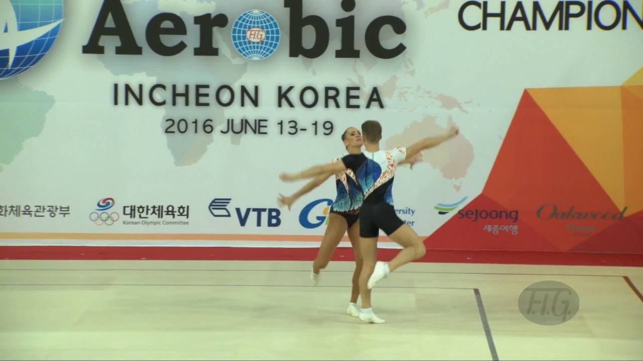 Hungary 2 (HUN) - 2016 Aerobic Worlds, Incheon (KOR) - Qualifications Mixed Pair
