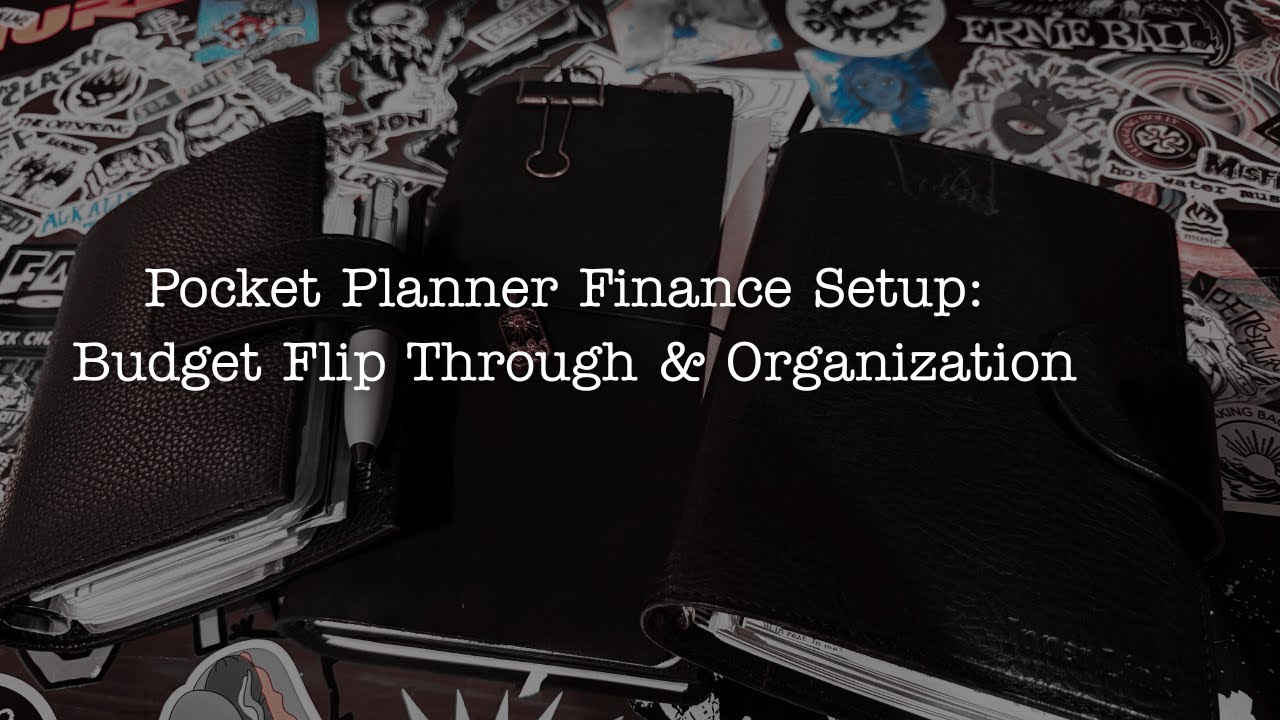 Pocket Planner Finance Setup: Budget Flip Through & Organization