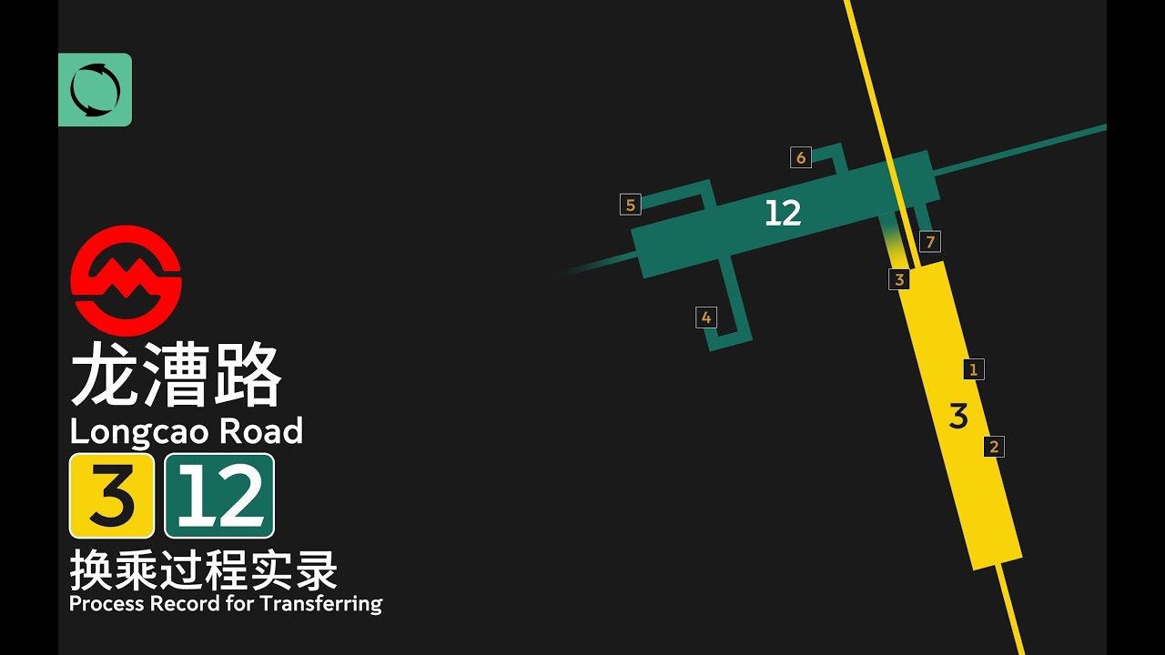 【上海地铁】龙漕路站 12号线→3号线 换乘实录