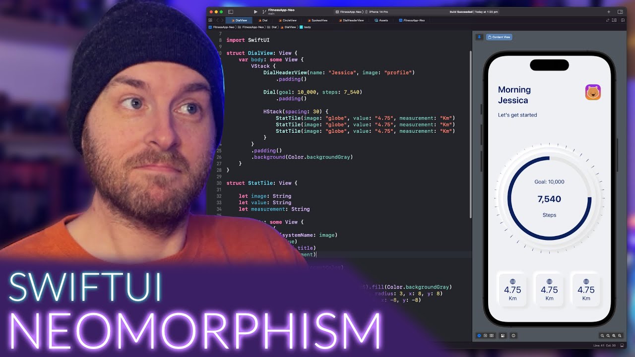 SwiftUI Tutorial: A Neomorphism Fitness App (with source code)