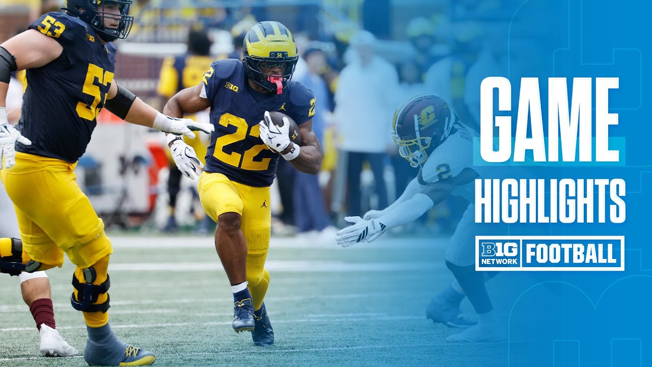 Central Michigan at Michigan | HIGHLIGHTS | Big Ten Football | 09/13/2025