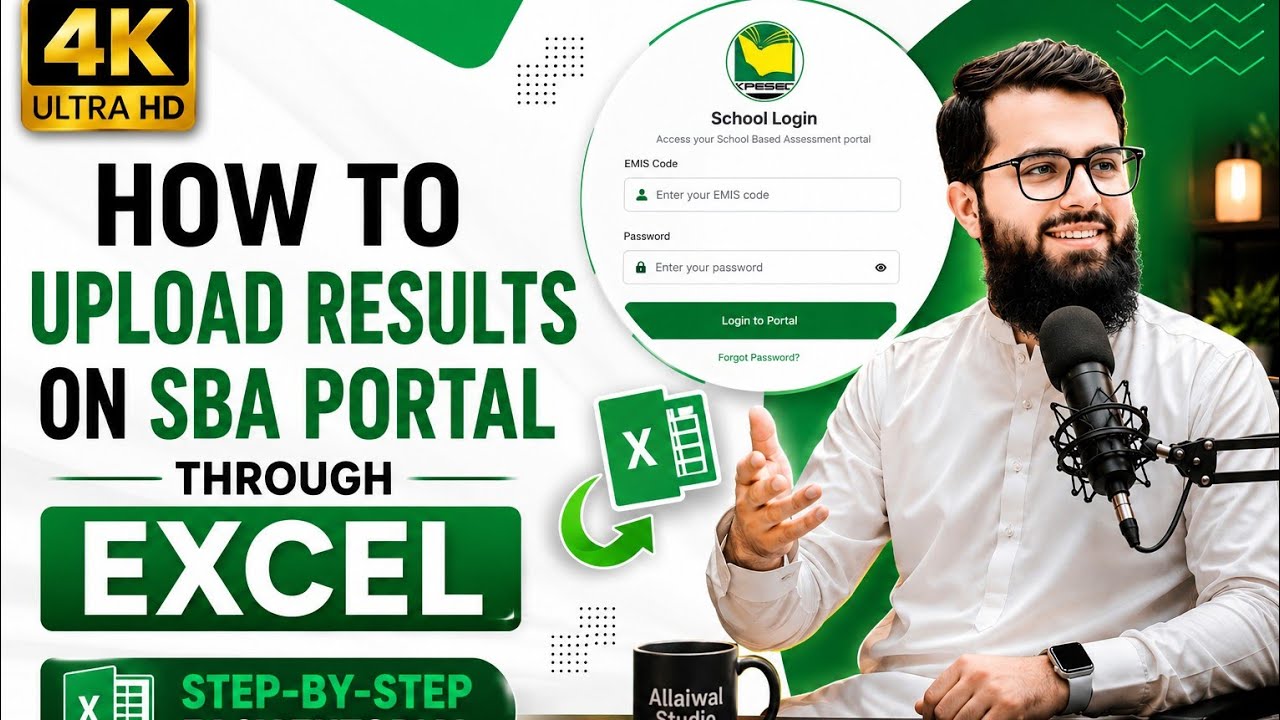 SBA Portal Result Upload Through Excel | Full Tutorial in Pashto