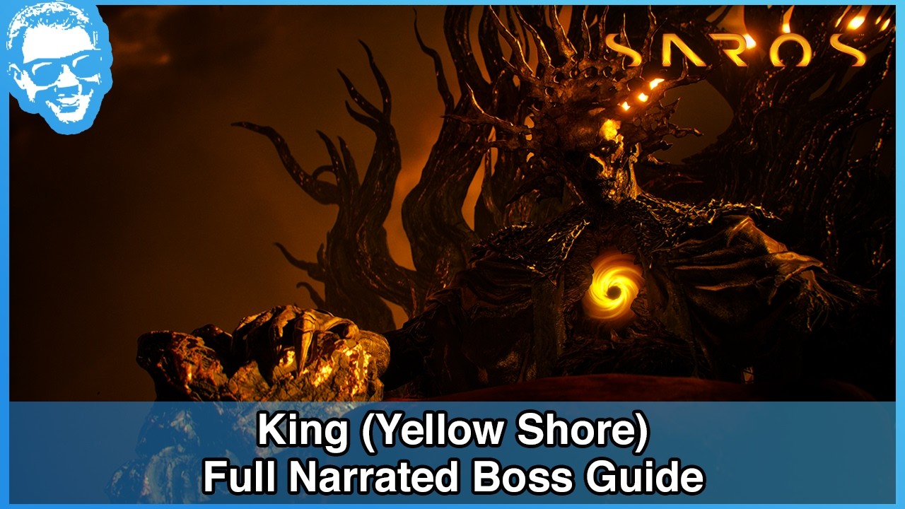 King (Yellow Shore) - Full Narrated Boss Guide - Saros [4k HDR]