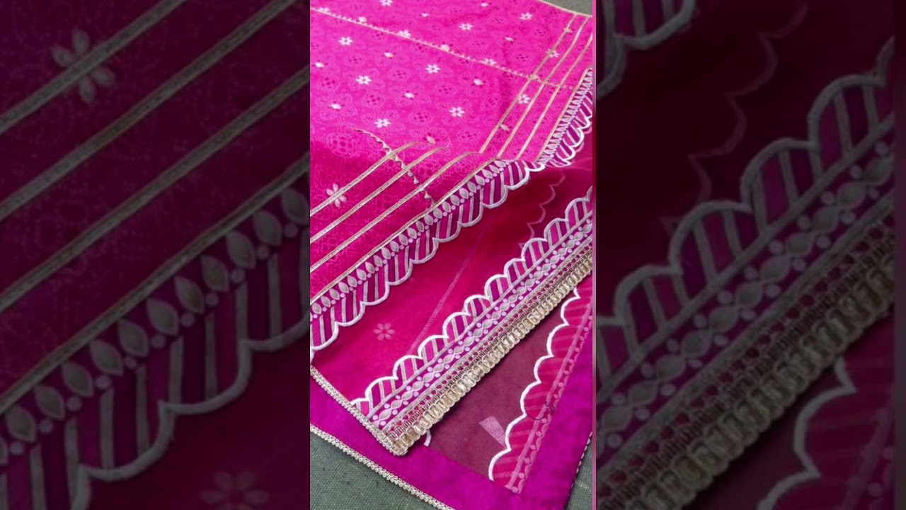 Chaak design 2025 / latest chalk and daman design with lace #chaakdamandesign  #chaakdesign #viral