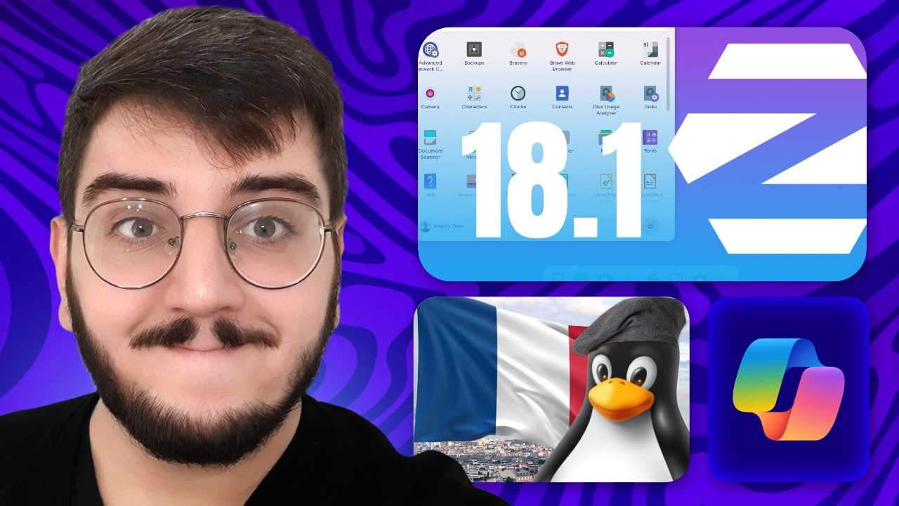 Zorin OS 18.1 lan&ccedil;ado, Copilot apenas para entretenimento, Fran&ccedil;a migra do Windows para o Linux