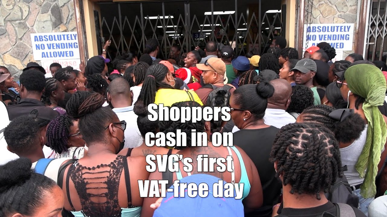 Shoppers cash in on SVG’s first VAT-free day