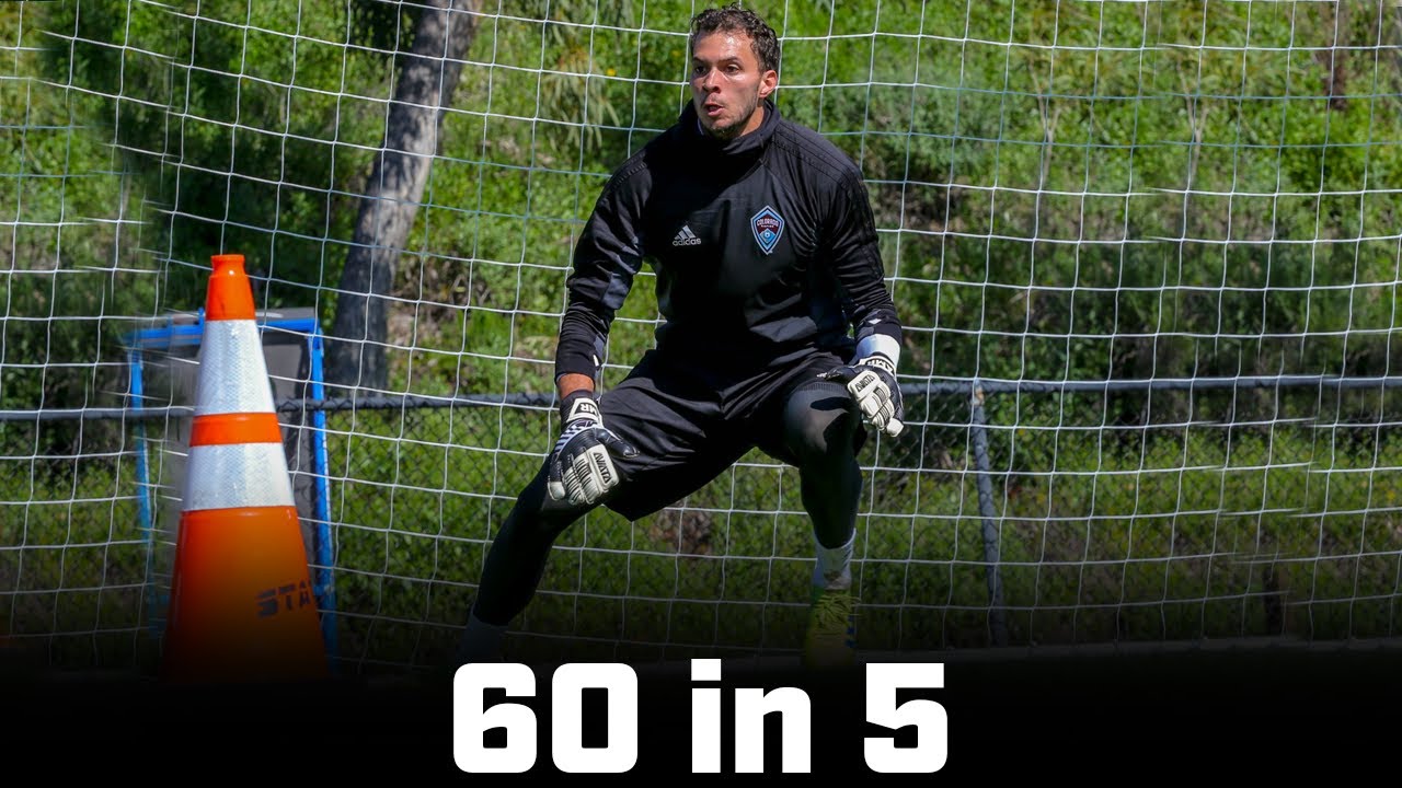 Reaction Saves + Recovery Movements | Co. Rapids Gk Training Part II | 60 in 5