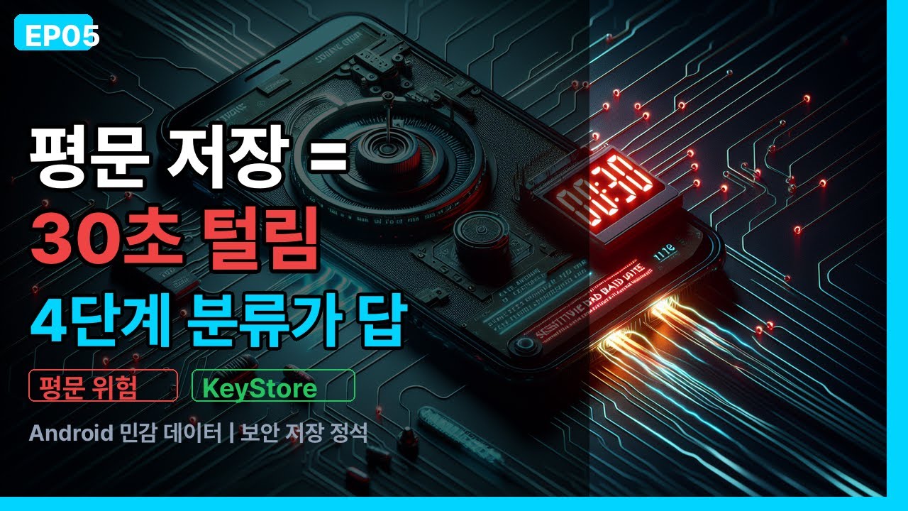 SharedPreferences에 평문 저장? 30초면 털립니다