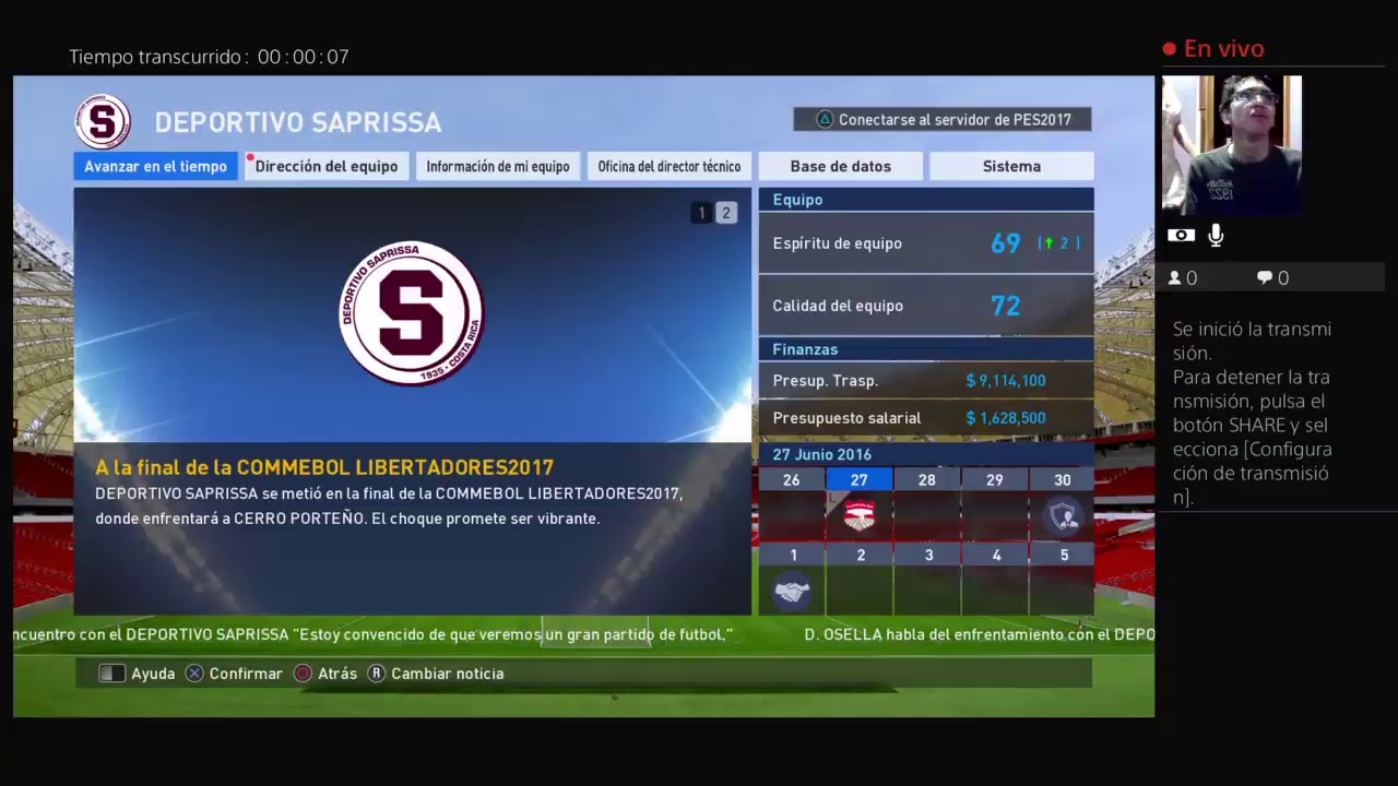 Transmisi&oacute;n de PS4 en vivo de arielsoma